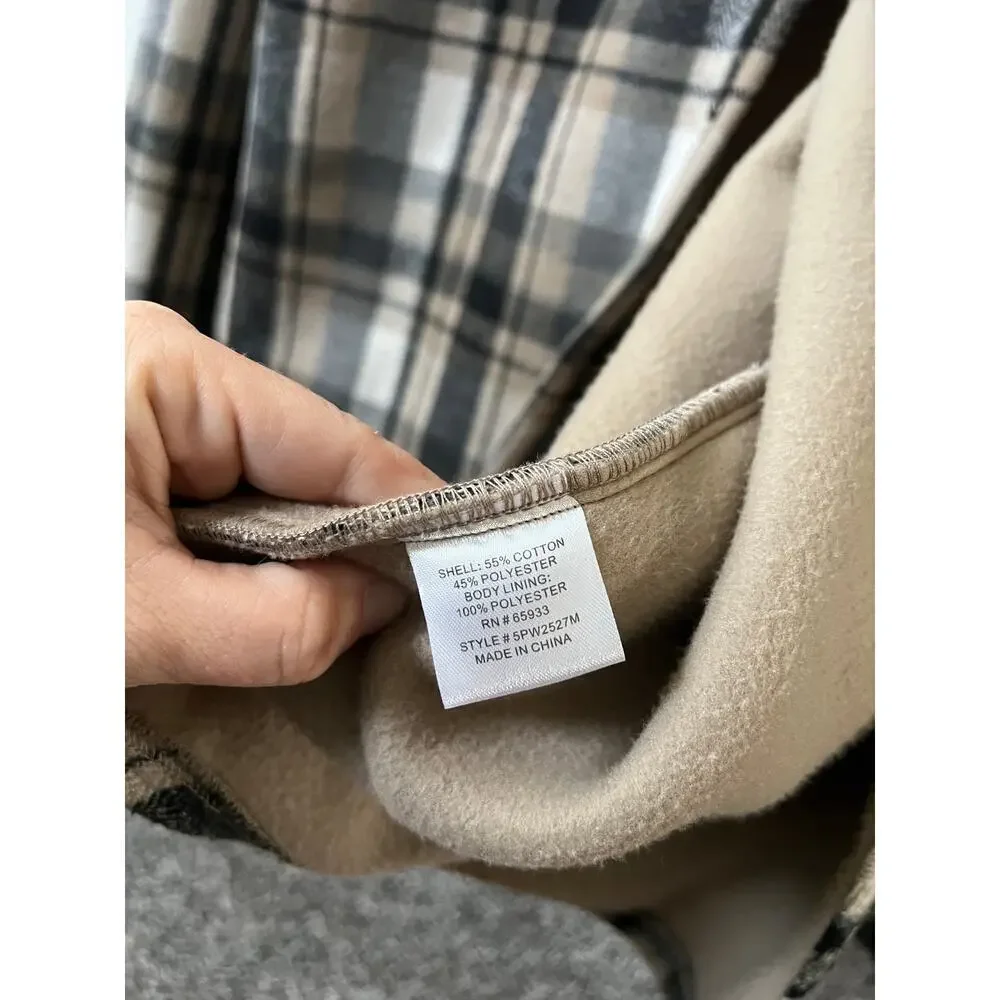Departwest plaid jacket men's size XL